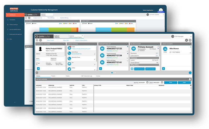 MVNO.SERVICES Customer Relationship Management (CRM)